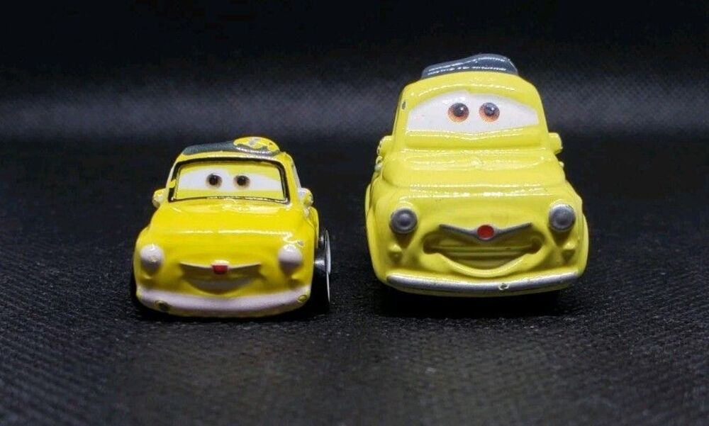 Disney/ Pixar/ Mattel/Die-cast/ Mini- Racers* Luigi *(Yellow) And Mini Me.......